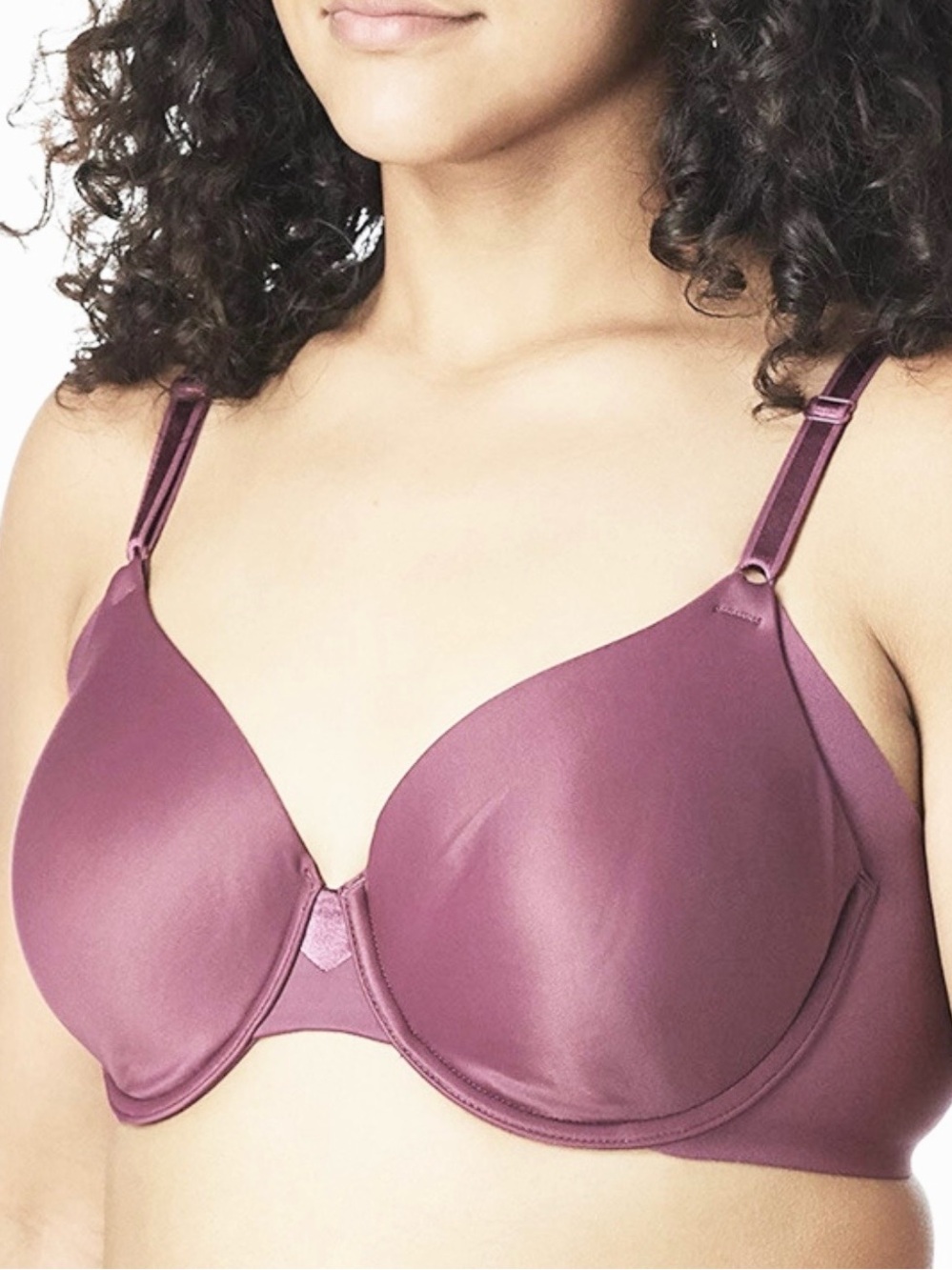 Olga No Side Effects GB0561A Contour Full Coverage Underwire T-Shirt Bra 38DD
